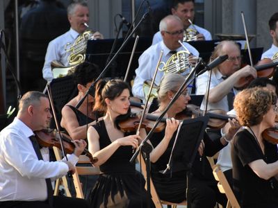 Koncert promenadowy Filharmonii Zielonogórskiej w czerwcu 2019 roku