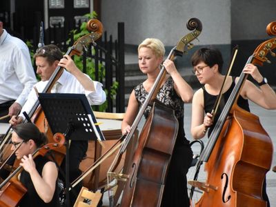 Koncert promenadowy Filharmonii Zielonogórskiej w czerwcu 2019 roku
