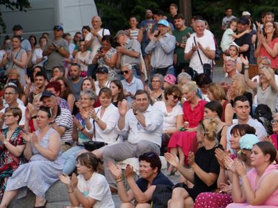 18 czerwca 2022 r. Koncert promenadowy artystów Filharmonii Zielonogórskiej. Zabrzmiała muzyka filmowa. 