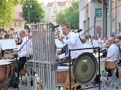 18 czerwca 2022 r. Koncert promenadowy artystów Filharmonii Zielonogórskiej. Zabrzmiała muzyka filmowa. 