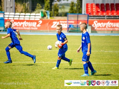 Mecz -  Międzywojewódzki Turniej Piłkarski Żaków w Zbąszynku - 26 czerwca 2022 r.
