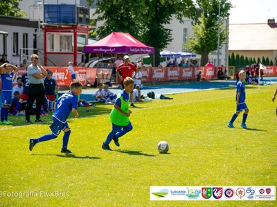 Mecz - Międzywojewódzki Turniej Piłkarski Żaków w Zbąszynku - 26 czerwca 2022 r.