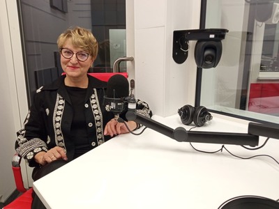 Marszałek województwa lubuskiego Elżbieta Anna Polak w studiu Radia Zachód