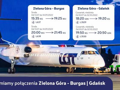 Połączenia z Babimostu do Bułgarii i Gdańska