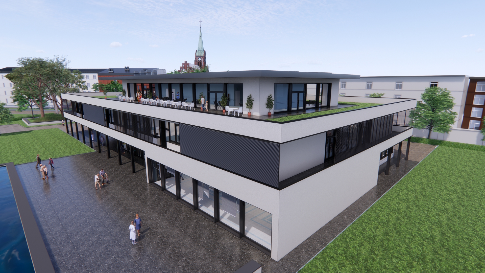 Tak będzie wyglądał pawilon rehabilitacyjny w Lubuskim Centrum Ortopedii sp. z o.o. im. Lecha Wierusza w Świebodzinie
