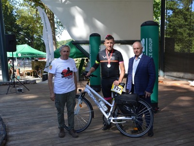Nagrodzeni w XIV maratonie MTB amatorów o srebrny krzyż Joannitów w Łagowie - 17 lipca 2022 r.