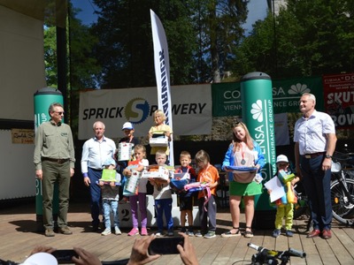 Nagrodzeni w XIV maratonie MTB amatorów o srebrny krzyż Joannitów w Łagowie - 17 lipca 2022 r.