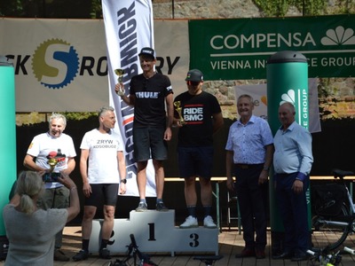 Nagrodzeni w XIV maratonie MTB amatorów o srebrny krzyż Joannitów w Łagowie - 17 lipca 2022 r.
