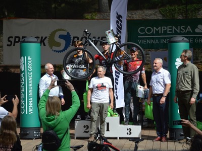 Nagrodzeni w XIV maratonie MTB amatorów o srebrny krzyż Joannitów w Łagowie - 17 lipca 2022 r.