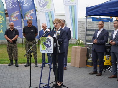 Przekazanie sprzętu dla PZW w związku z katastrofą w Odrze
