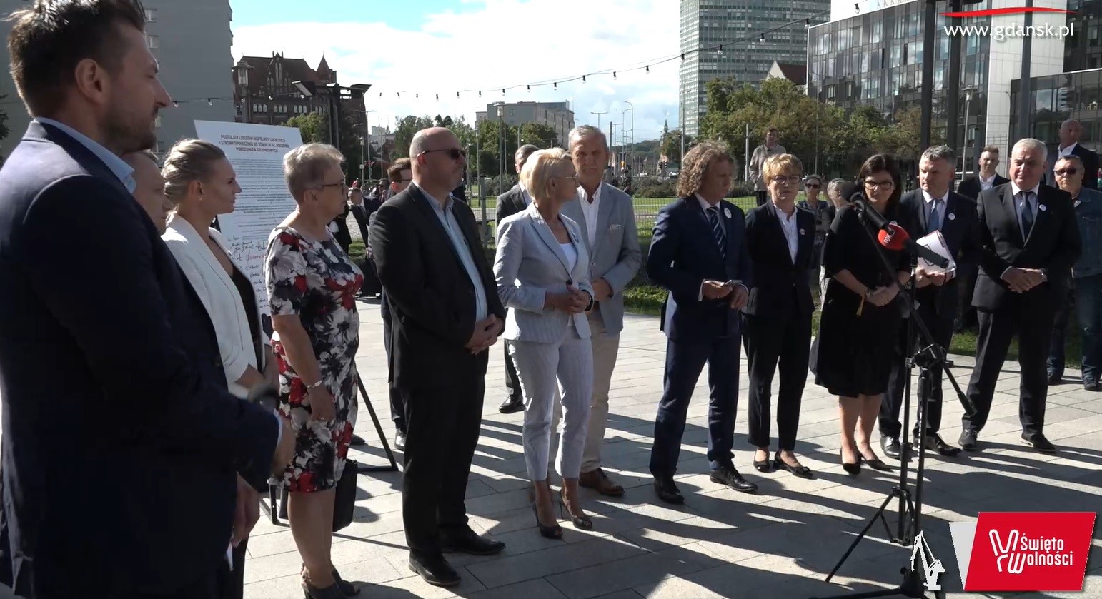 Konferencja prasowa po Okrągłym Stole Samorządowym w Gdańsku