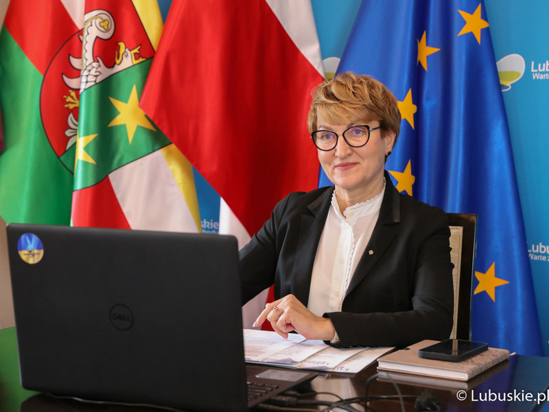 Elżbieta Anna Polak, marszałek województwa lubuskiego, uczestniczyła zdalnie w Konwencie Marszałków Województw RP Lubelskie 2022
