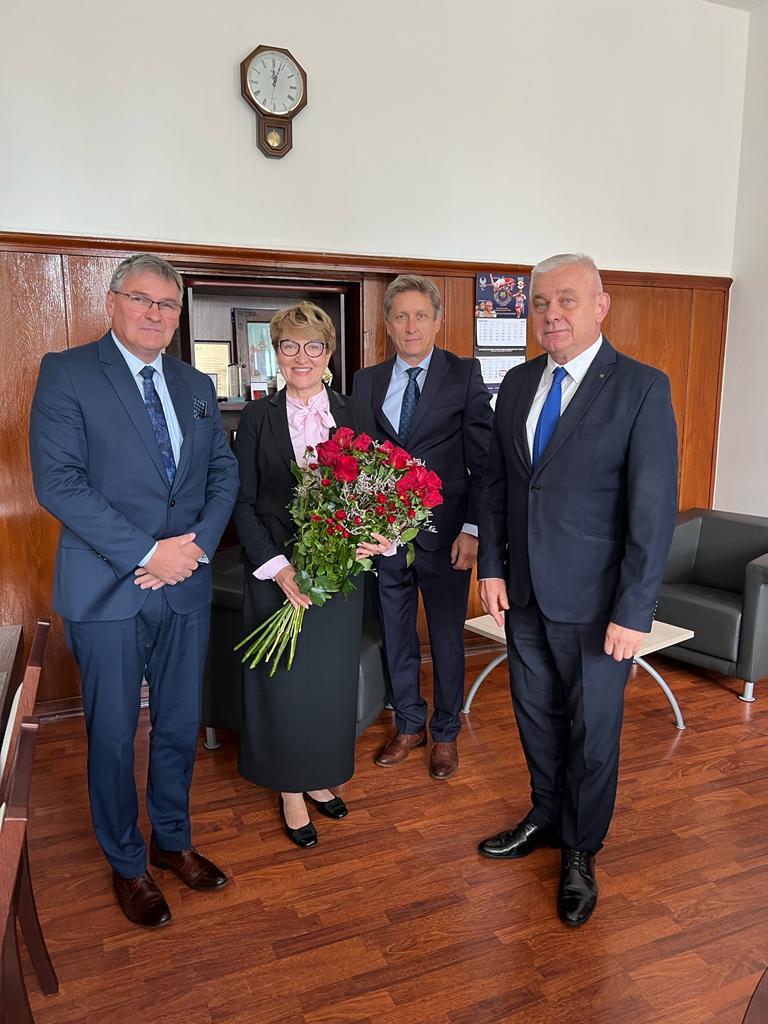 Spotkanie marszałek Elżbiety Anny Polak z władzami gorzowskiego AWF-u