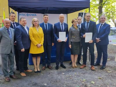 Podpisanie umowy na rewitalizację parku we Wschowie