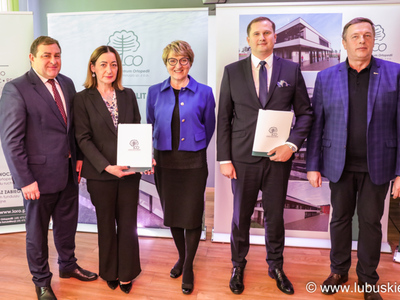 Podpisanie umowy na budowę pawilonu rehabilitacyjnego w Lubuskim Centrum Ortopedii