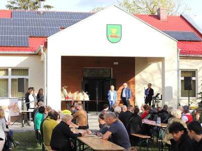 Otwarcie świetlicy w Santocznie w gminie Kłodawa