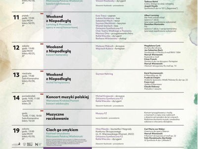 Listopadowy repertuar Filharmonii Zielonogórskiej 