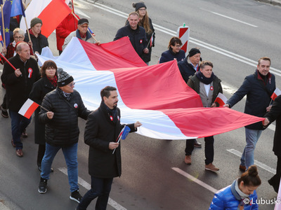 Tak maszerowaliśmy dla Niepodległej w Zielonej Górze w 2021 roku