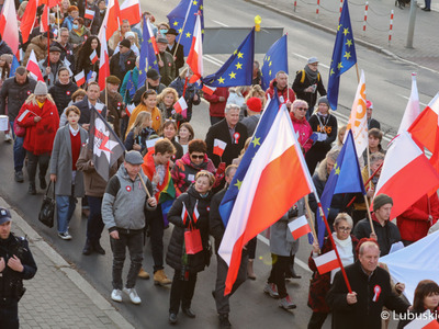 Tak maszerowaliśmy dla Niepodległej w Zielonej Górze w 2021 roku