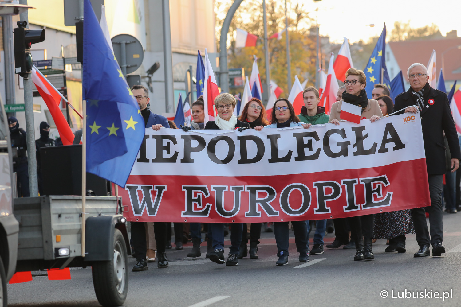 Tak maszerowaliśmy dla Niepodległej w Zielonej Górze w 2021 roku