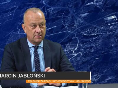 Członek zarządu woj. lubuskiego Marcin Jabłoński