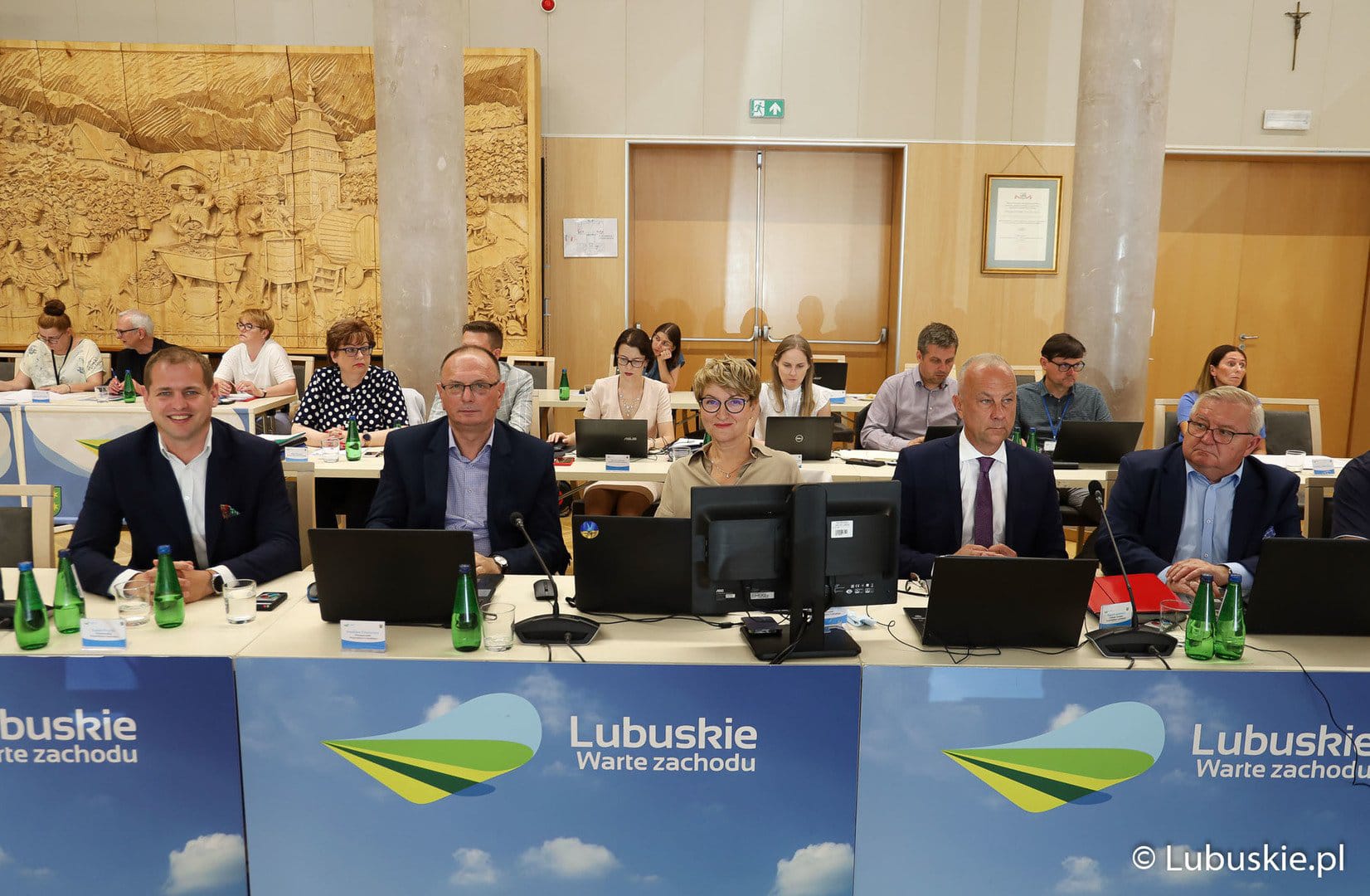 Zarząd Województwa Lubuskiego podczas sesji Sejmiku