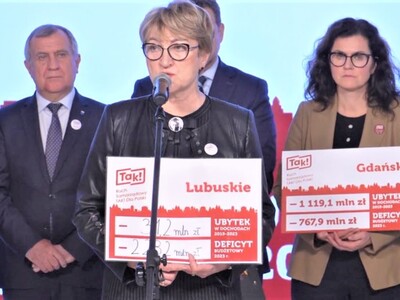 22 listopada 2022 r. Konferencja prasowa Ruchu Samorządowego TAK! Dla Polski - „Budżety przetrwania” 
