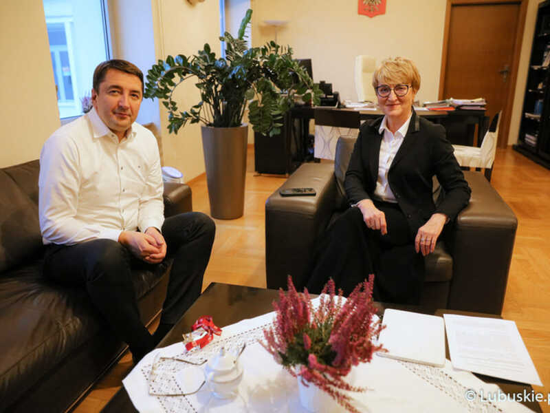 Spotkanie marszałek Elżbiety Anny Polak z prof. Dawidem Murawą