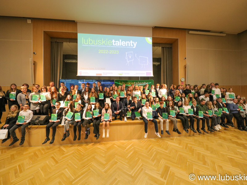 Stypendyści programu Lubuskie Talenty 2022