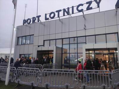 Odprawa pasażerów lotu z Babimostu do Taby w Egipcie - 21.12.2022 