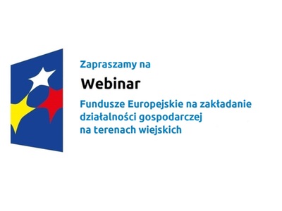 grafika w kształcie rombu i wpisane w niego 3 gwiazdki. Do tego napis z zaproszeniem na webinar