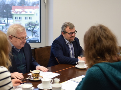 Spotkanie z przedstawicielkami Europejskiego Ugrupowania Współpracy Terytorialnej "Geopark Łuk Mużakowa"