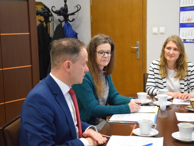 Spotkanie z przedstawicielkami Europejskiego Ugrupowania Współpracy Terytorialnej "Geopark Łuk Mużakowa"