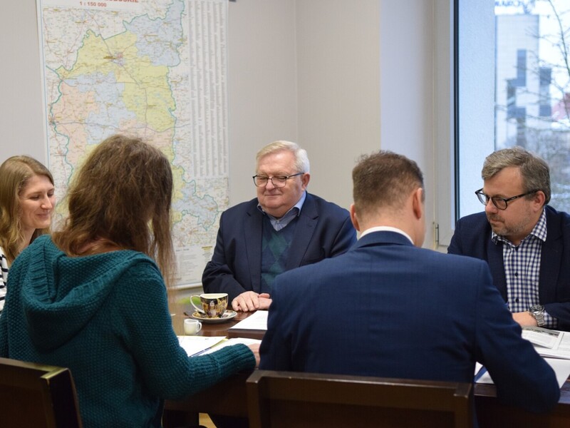Spotkanie z przedstawicielkami Europejskiego Ugrupowania Współpracy Terytorialnej "Geopark Łuk Mużakowa"