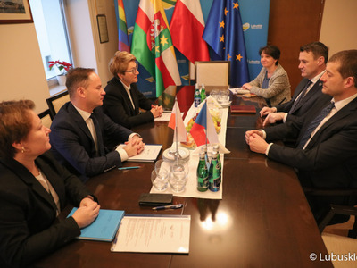 Spotkanie z przedstawicielami regionu partnerskiego - Kraju Libereckiego w Czechach