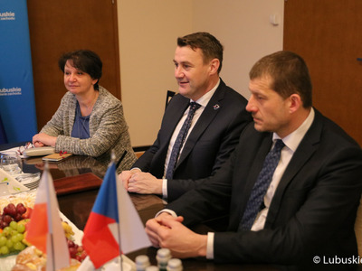 Spotkanie z przedstawicielami regionu partnerskiego - Kraju Libereckiego w Czechach