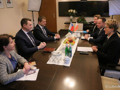 Spotkanie z przedstawicielami regionu partnerskiego - Kraju Libereckiego w Czechach