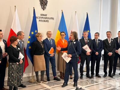 W poniedziałek, 30 stycznia 2023 r. w Senacie RP przedstawiciele Ruchu Samorządowego TAK! Dla Polski oraz Senatu RP przedstawili postulaty samorządowe do Ustawy z dnia 13 stycznia 2023 r. o zmianie Ustawy o Sądzie Najwyższym.

