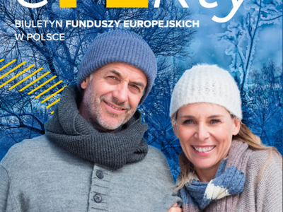 okładka biuletynu efekty. Para uśmiechniętych czterdziestolatków.