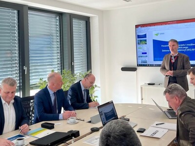 Delegacja Urzędu Marszałkowskiego Województwa Lubuskiego spotkała się w czwartek, 9 lutego 2023 r. z przedstawicielami Portu Lotniczego Berlin Brandenburg – BER
