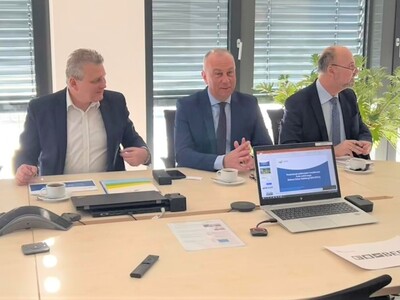 Delegacja Urzędu Marszałkowskiego Województwa Lubuskiego spotkała się w czwartek, 9 lutego 2023 r. z przedstawicielami Portu Lotniczego Berlin Brandenburg – BER