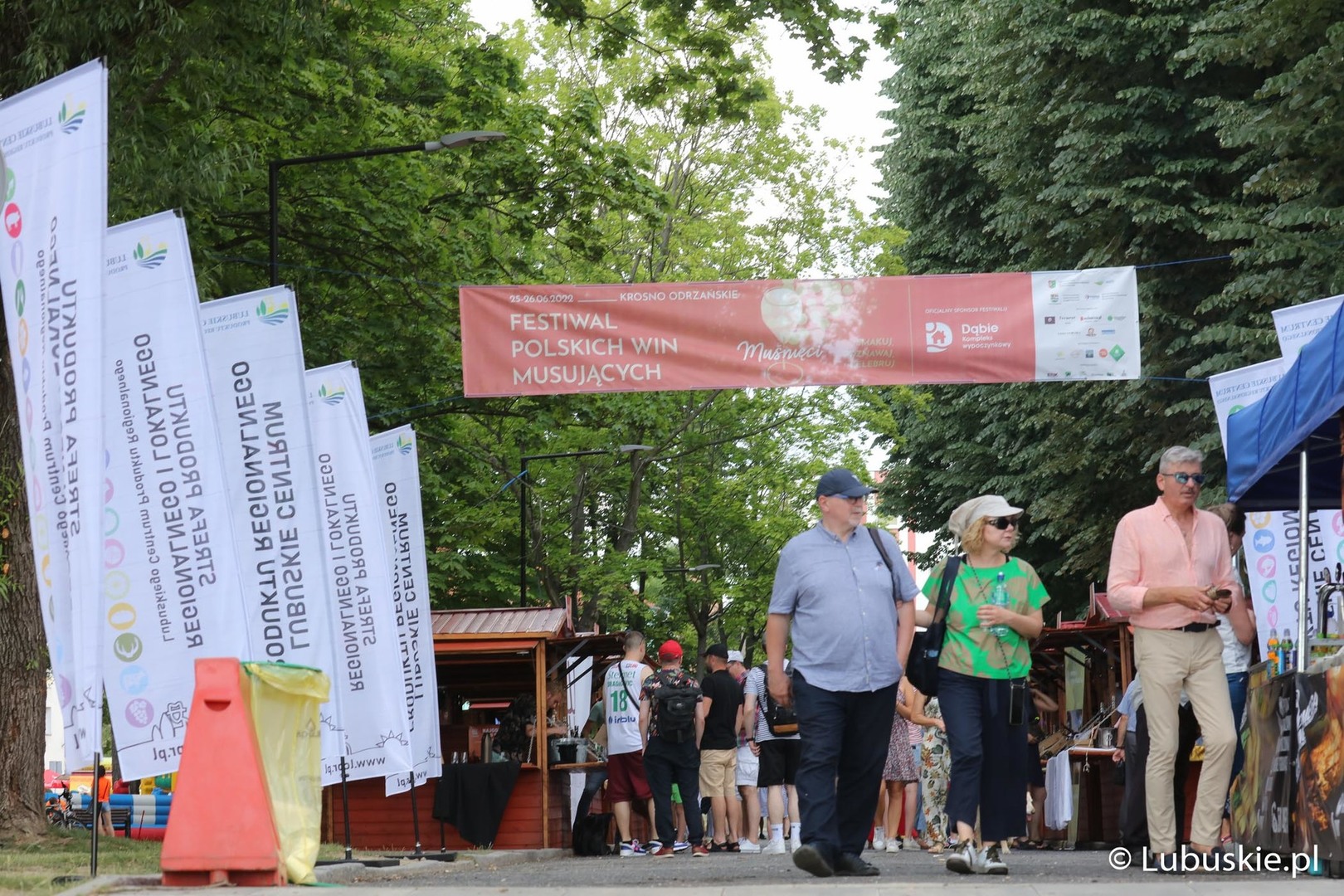W czerwcu 2022 r. w Krośnie Odrzańskim odbył się Festiwal Polskich Win Musujących
