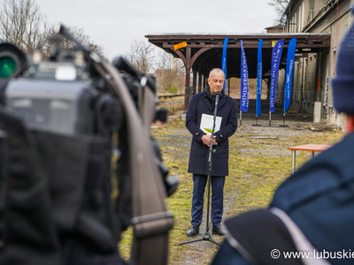 Członek zarządu województwa lubuskiego Marcin Jabłoński