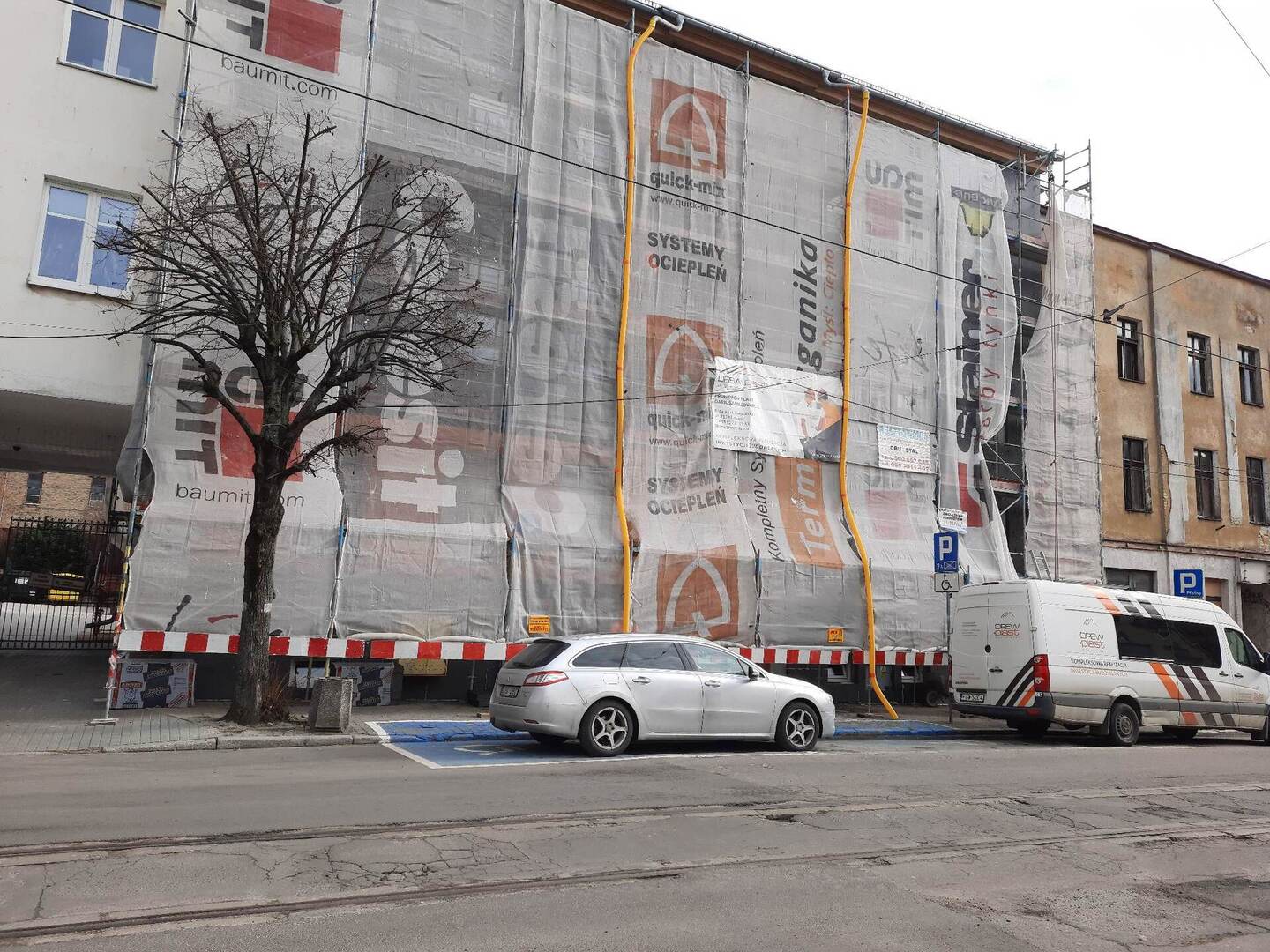 Przychodnia Dworcowa w Gorzowie Wlkp. w trakcie termomodernizacji