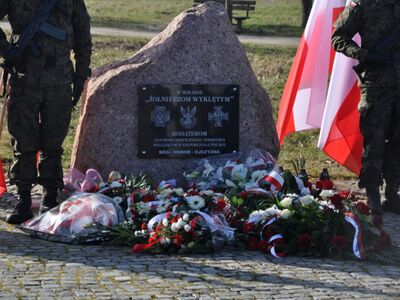 Obelisk "Żołnierzy Wyklętych" - 01 marca 2023 r. 