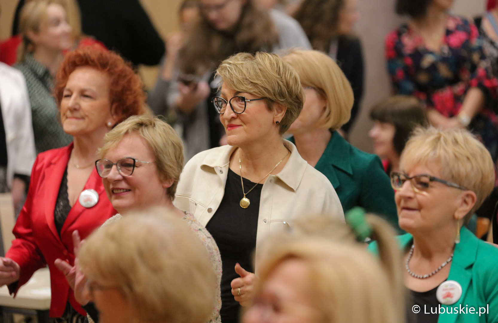 Dzień Kobiet w Urzędzie Marszałkowskim Województwa Lubuskiego. Na zdjęciu marszałkini Elżbieta Anna Polak.