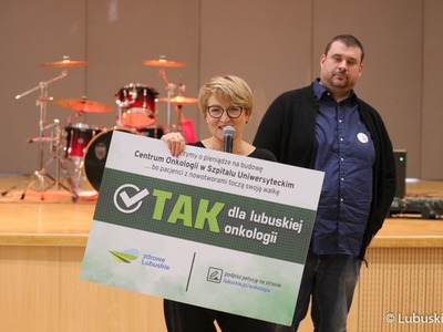 Kampania społeczna „Tak dla lubuskiej onkologii”. Marszałek Elżbieta Anna Polak zachęca do składania podpisów pod petycją