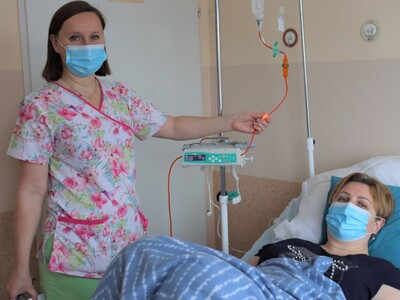 Pani Adriana jako pierwsza pacjentka gorzowskiego szpitala otrzymała lek nowej generacji na stwardnienie rozsiane