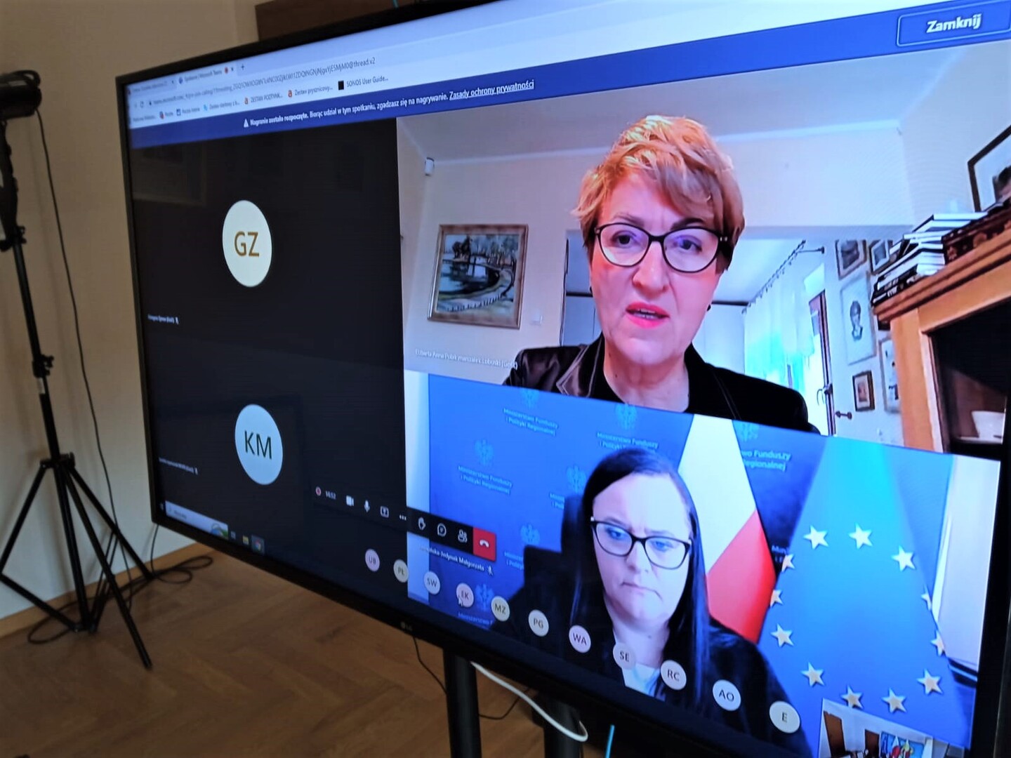 Zespołowi – ze strony samorządowej - przewodniczy marszałek Elżbieta Anna Polak, a ze strony rządowej minister Małgorzata Jarosińska-Jedynak.