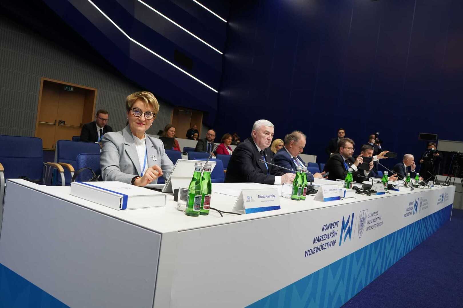 Marszałek Elżbieta Anna Polak podczas Konwentu Marszałków Województw RP w Poznaniu